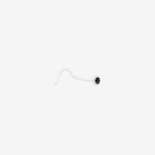 Piranha Nose with Stone Silicone White