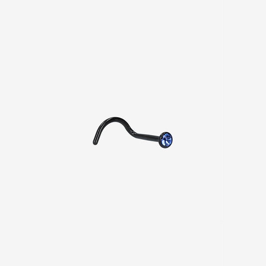 Piranha Nose with Stone Silicone White - 2061-024-002