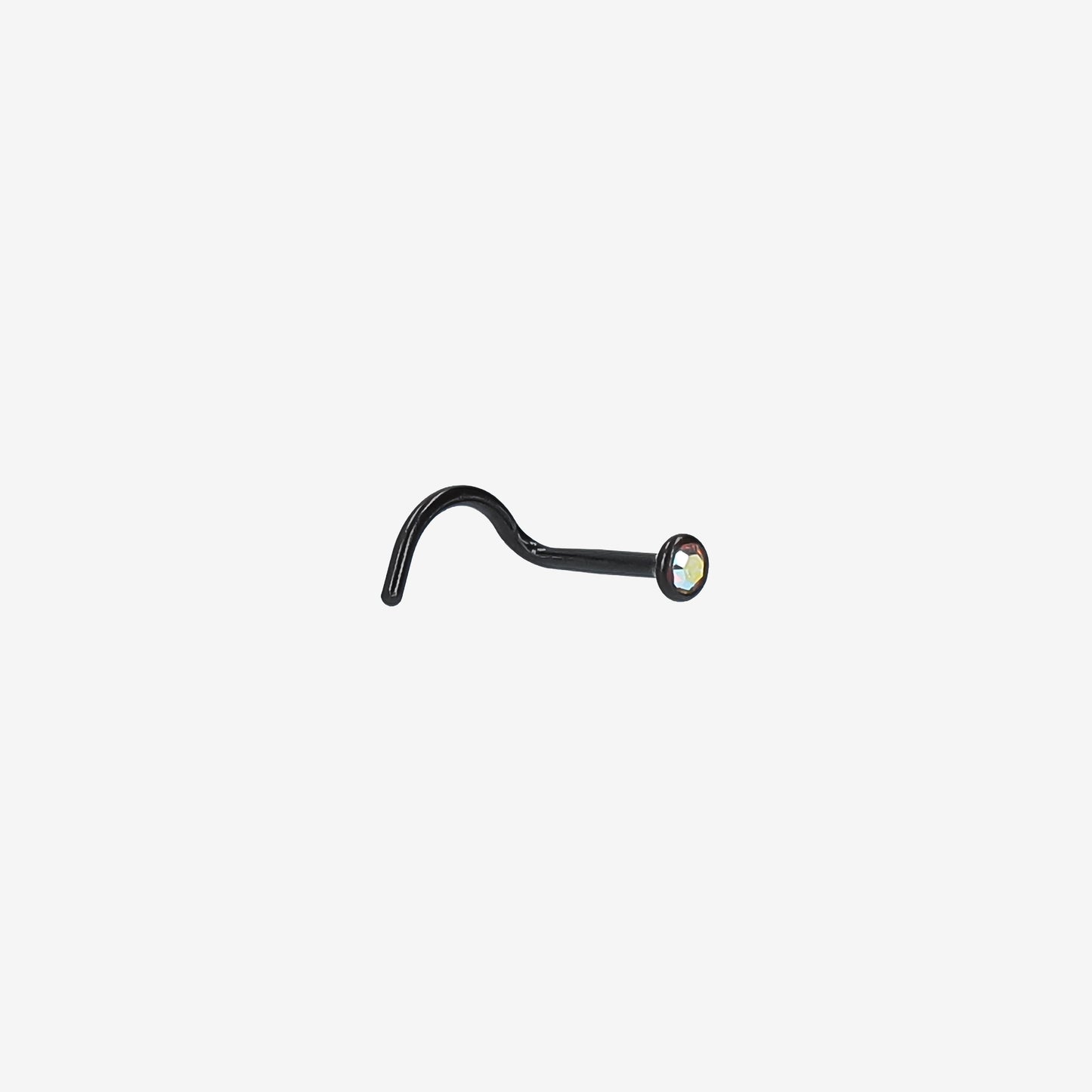 Piranha Nose with Stone Silicone White - 2061-024-005