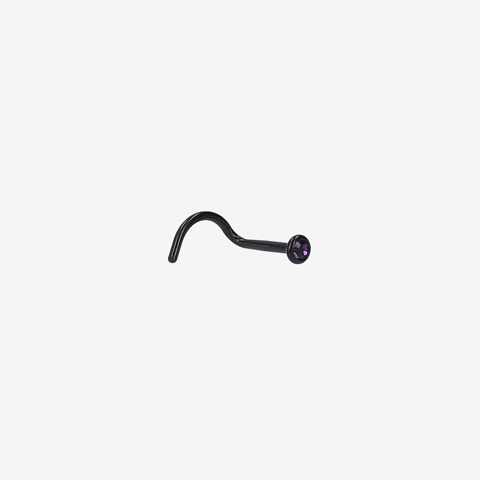 Piranha Nose with Stone Silicone White - 2061-024-009