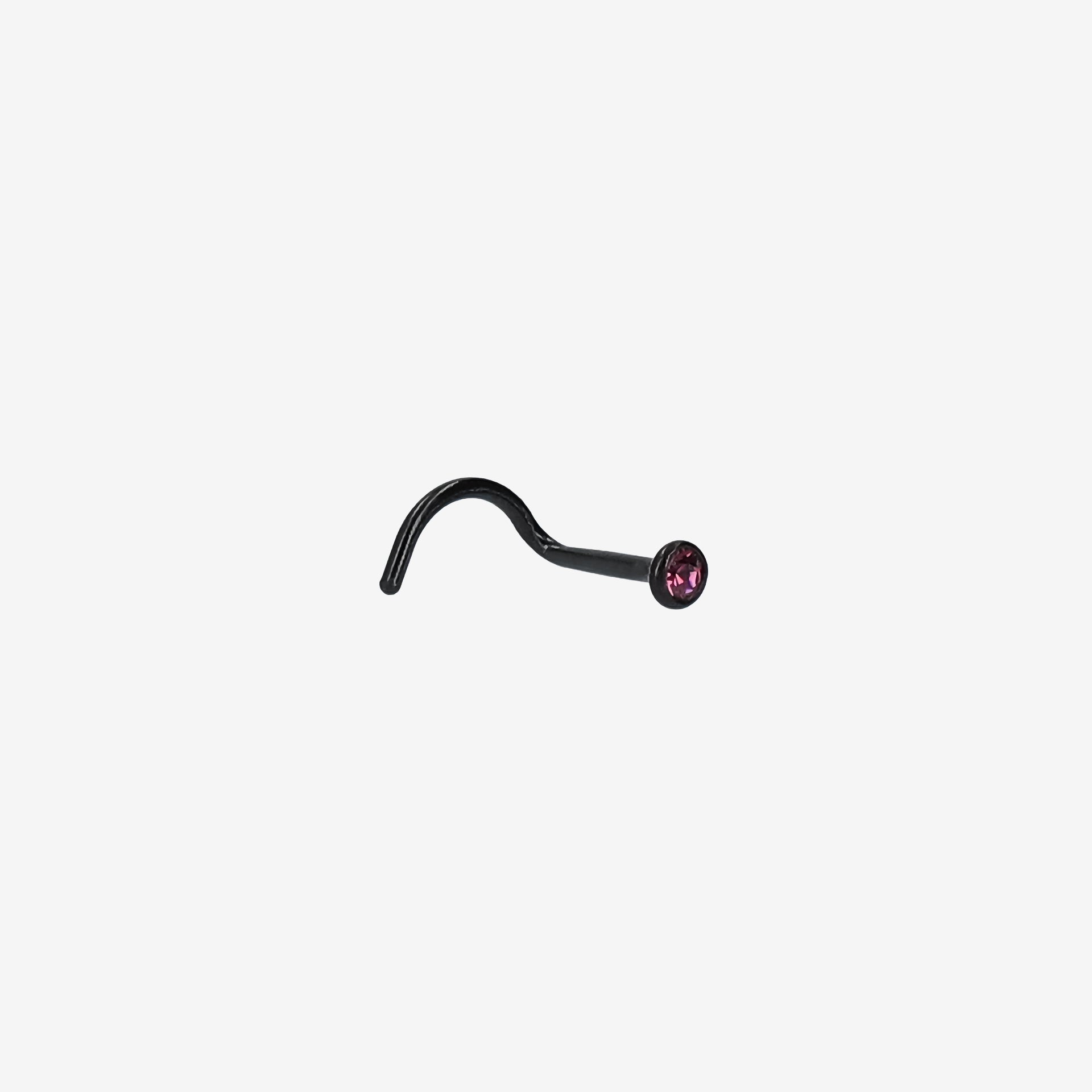 Piranha Nose with Stone Silicone White - 2061-024-011