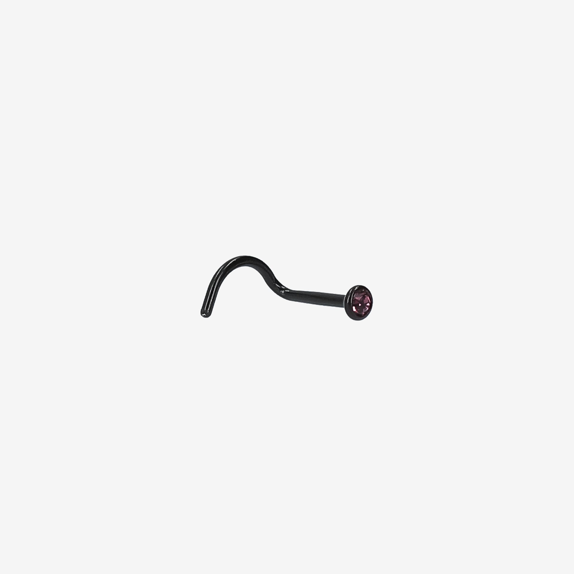 Piranha Nose with Stone Silicone White - 2061-024-012
