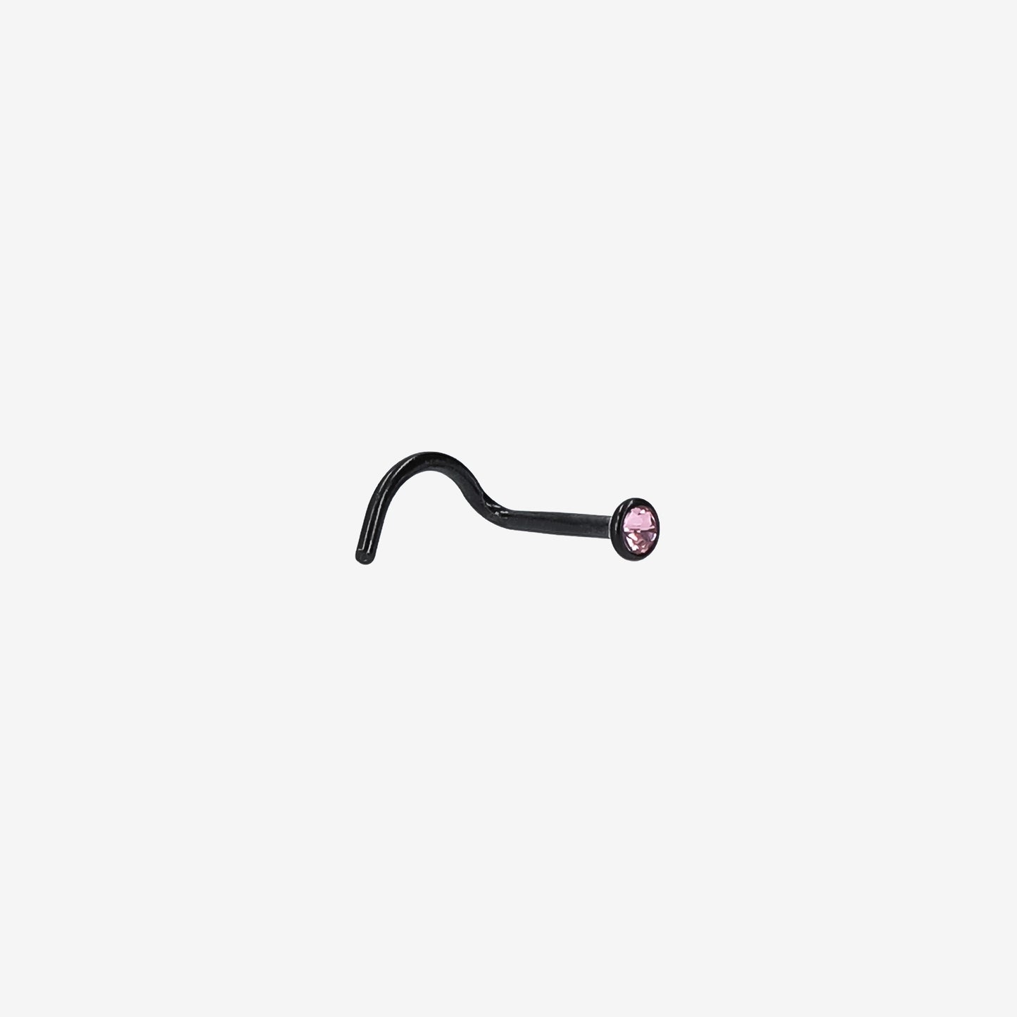 Piranha Nose with Stone Silicone White - 2061-024-015