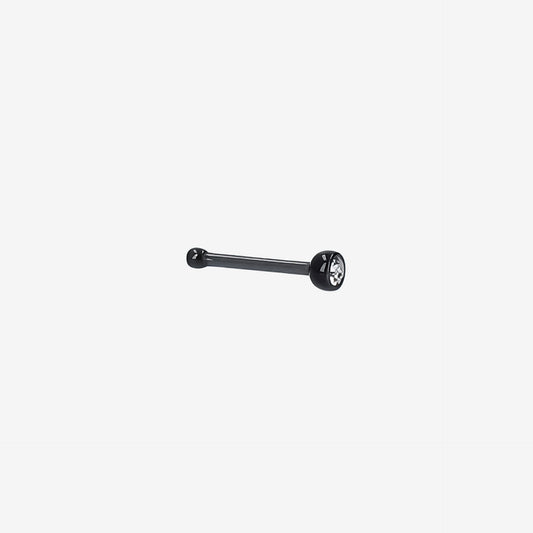 Piranha Nose Recto Silicone Colorful with Stone - Black - 2061-026-001
