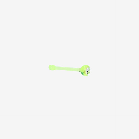 Piranha Nose Recto Silicone Colorful with Stone - Green - 2061-026-004