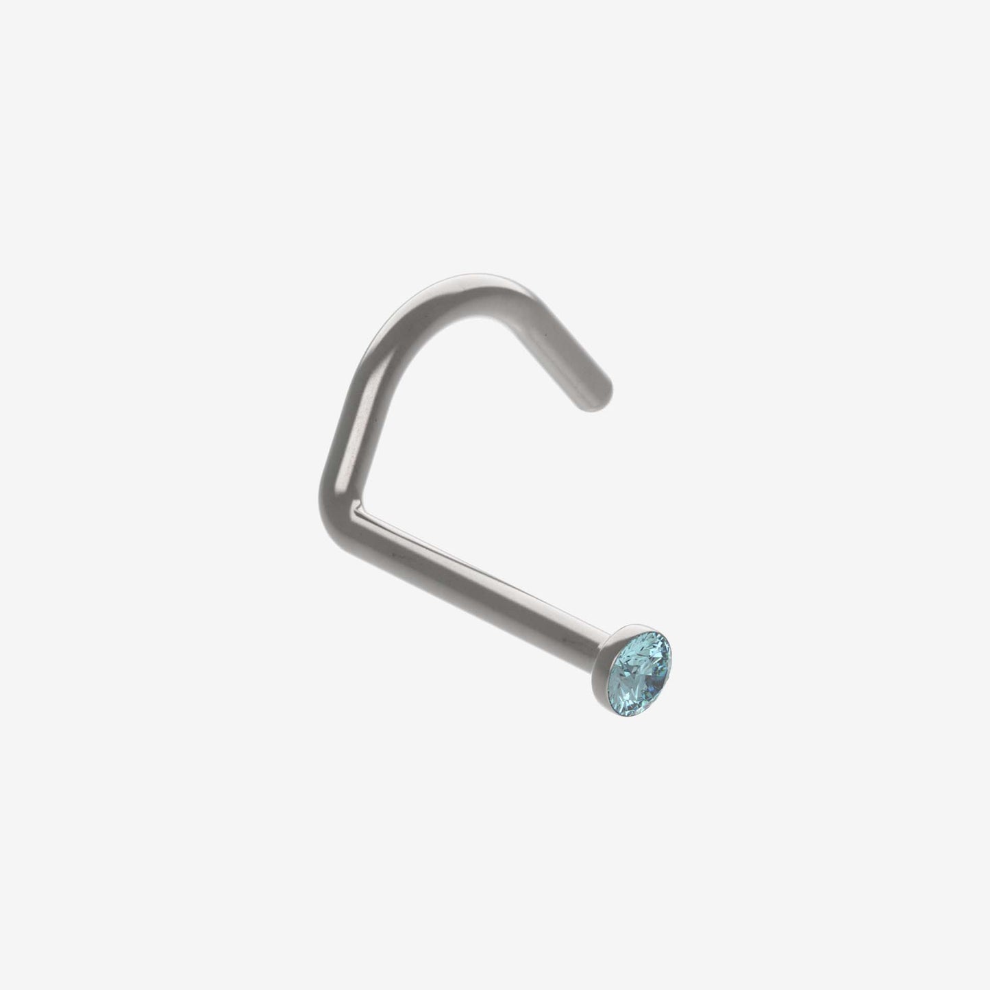 Piranha Nose 316L Surgical Steel with Stone