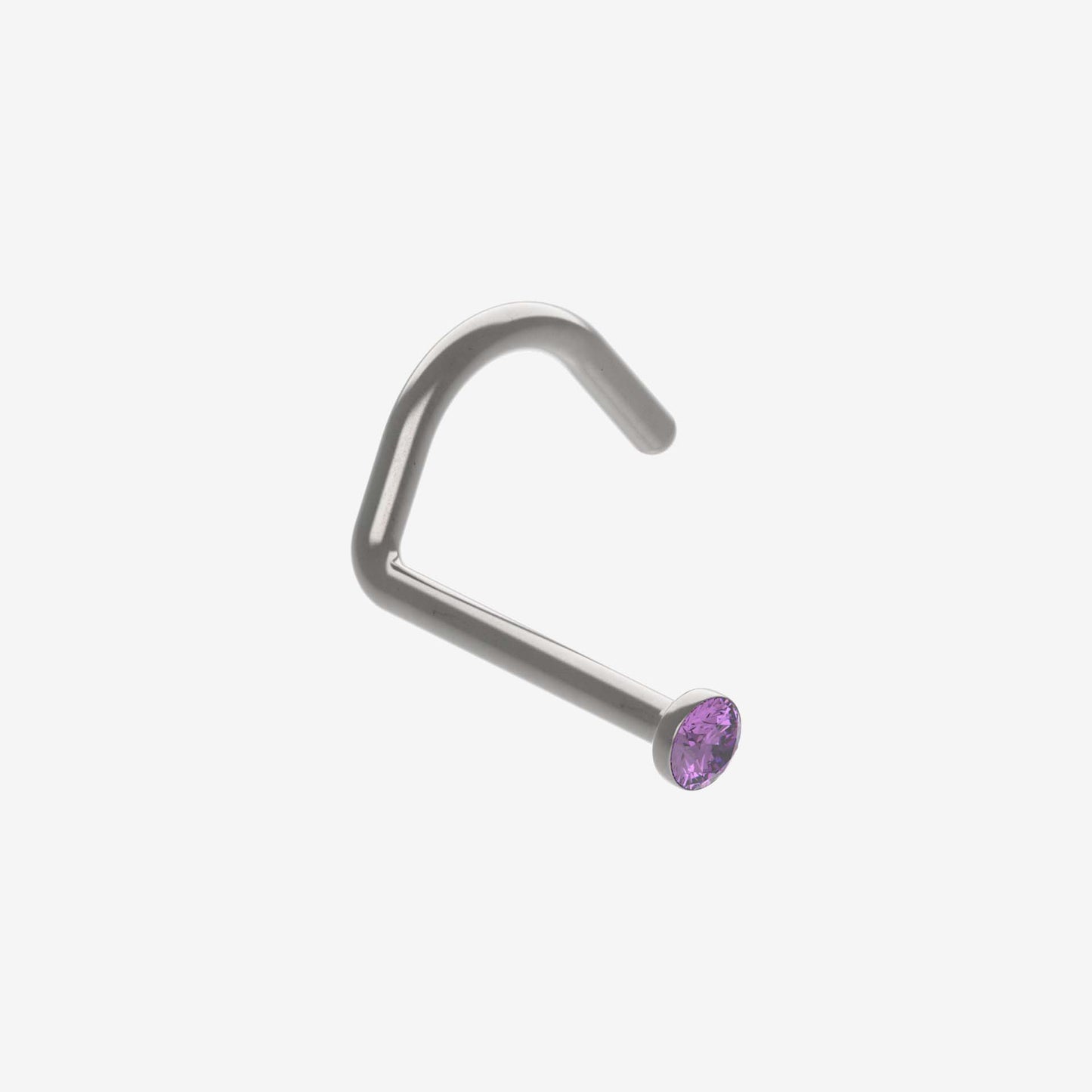 Piranha Nose 316L Surgical Steel with Stone