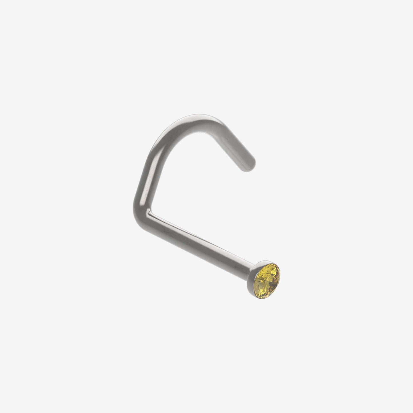 Piranha Nose 316L Surgical Steel with Stone