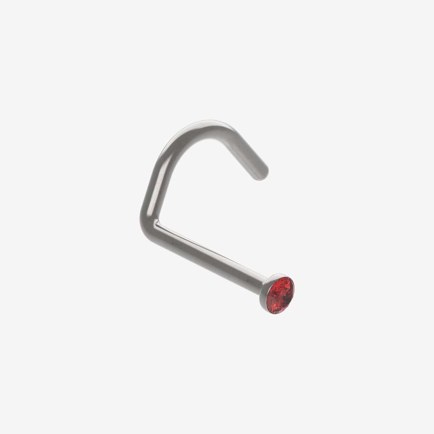 Piranha Nose 316L Surgical Steel with Stone