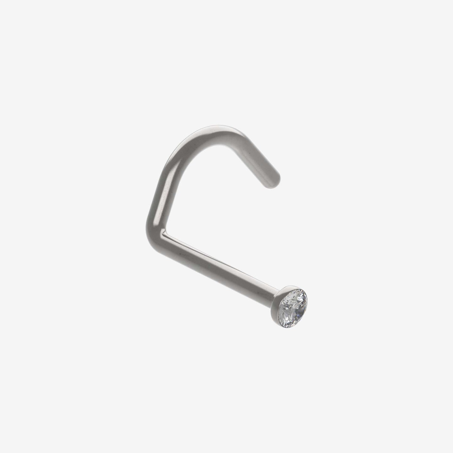 Piranha Nose 316L Surgical Steel with Stone