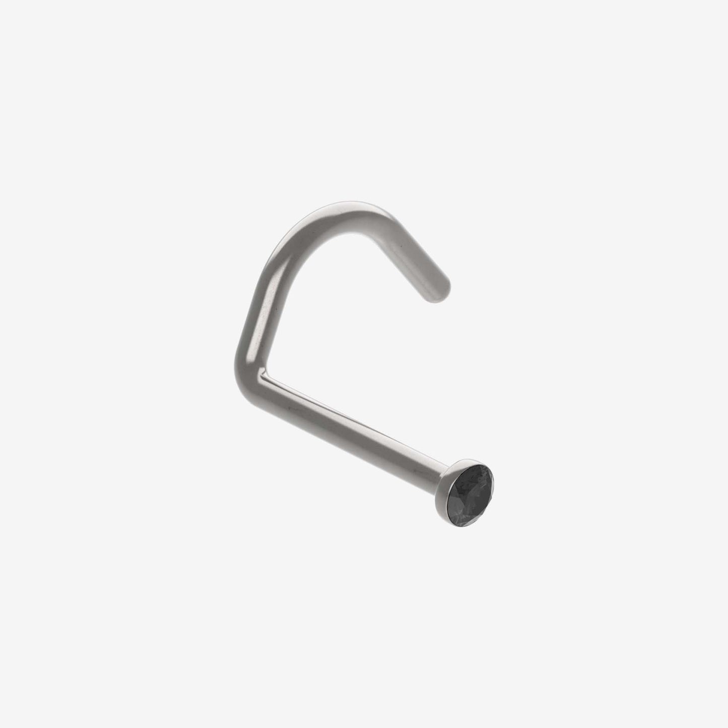 Piranha Nose 316L Surgical Steel with Stone