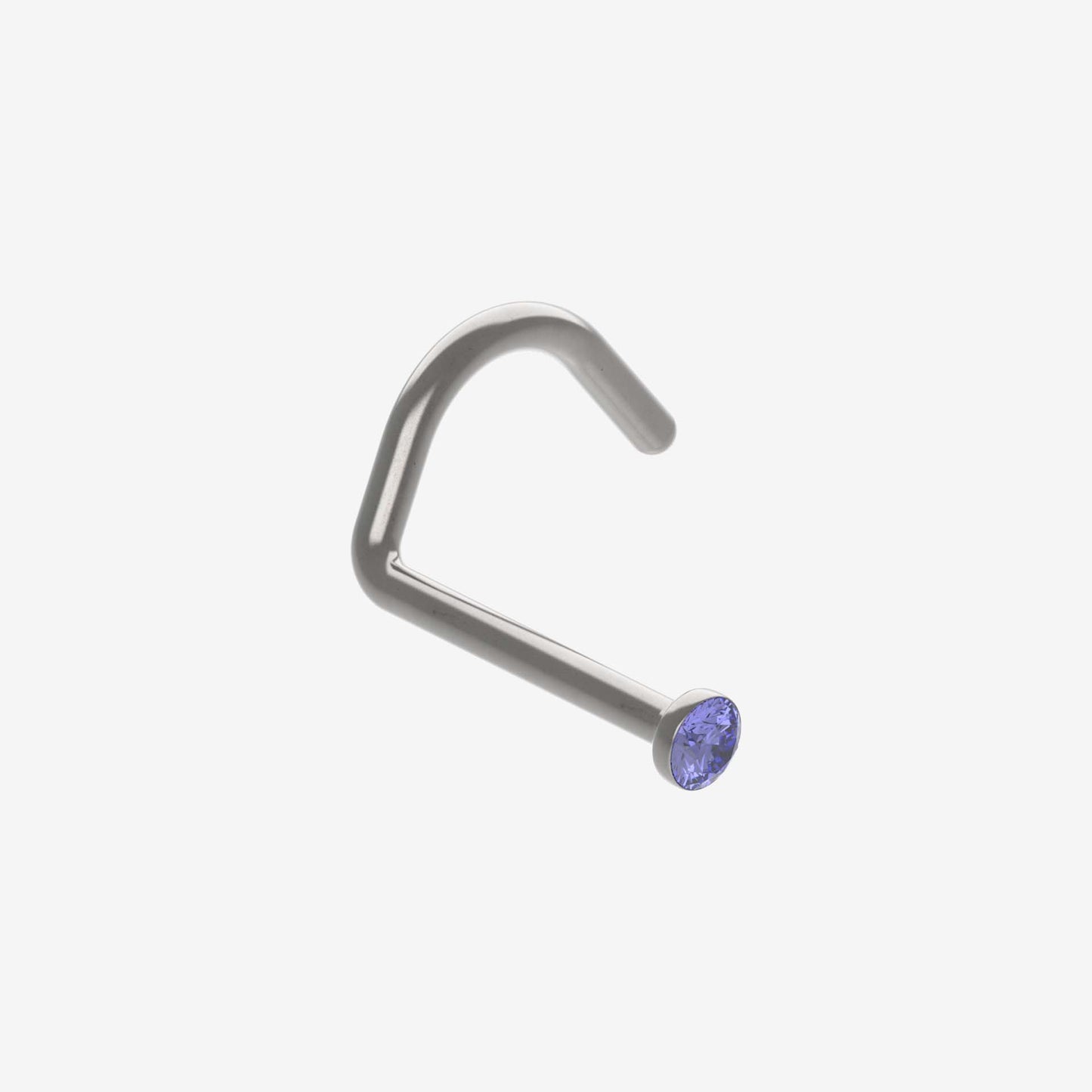 Piranha Nose 316L Surgical Steel with Stone