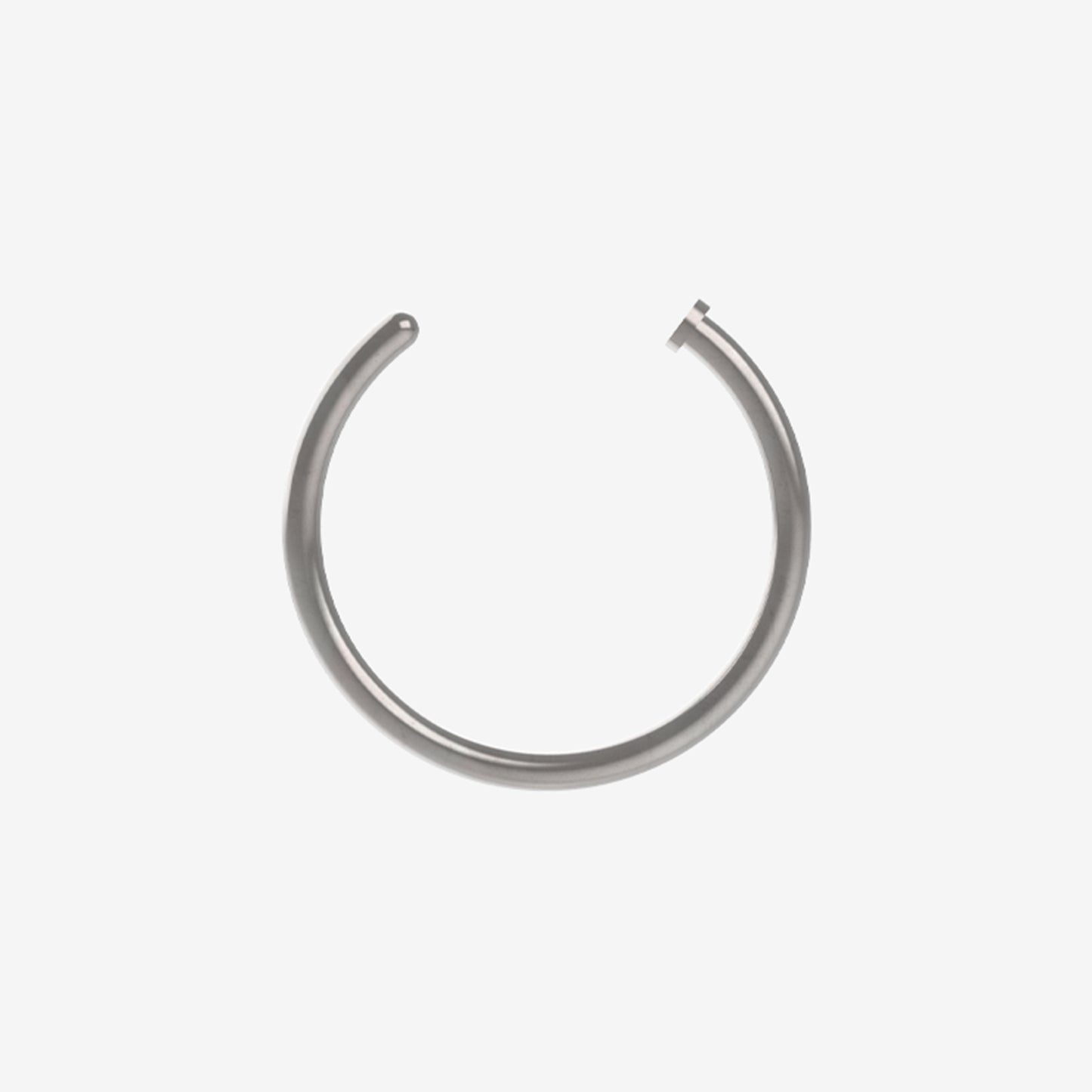 Piranha Nose Ring Acier Chirurgical 316L
