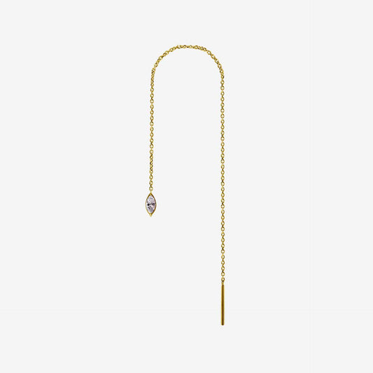 Piranha Chain Threader Oval Stone Zirconline