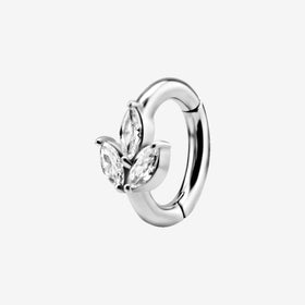 Piranha Oval Belly Platan Crystal Cobalt Chromium - 2062-001-100