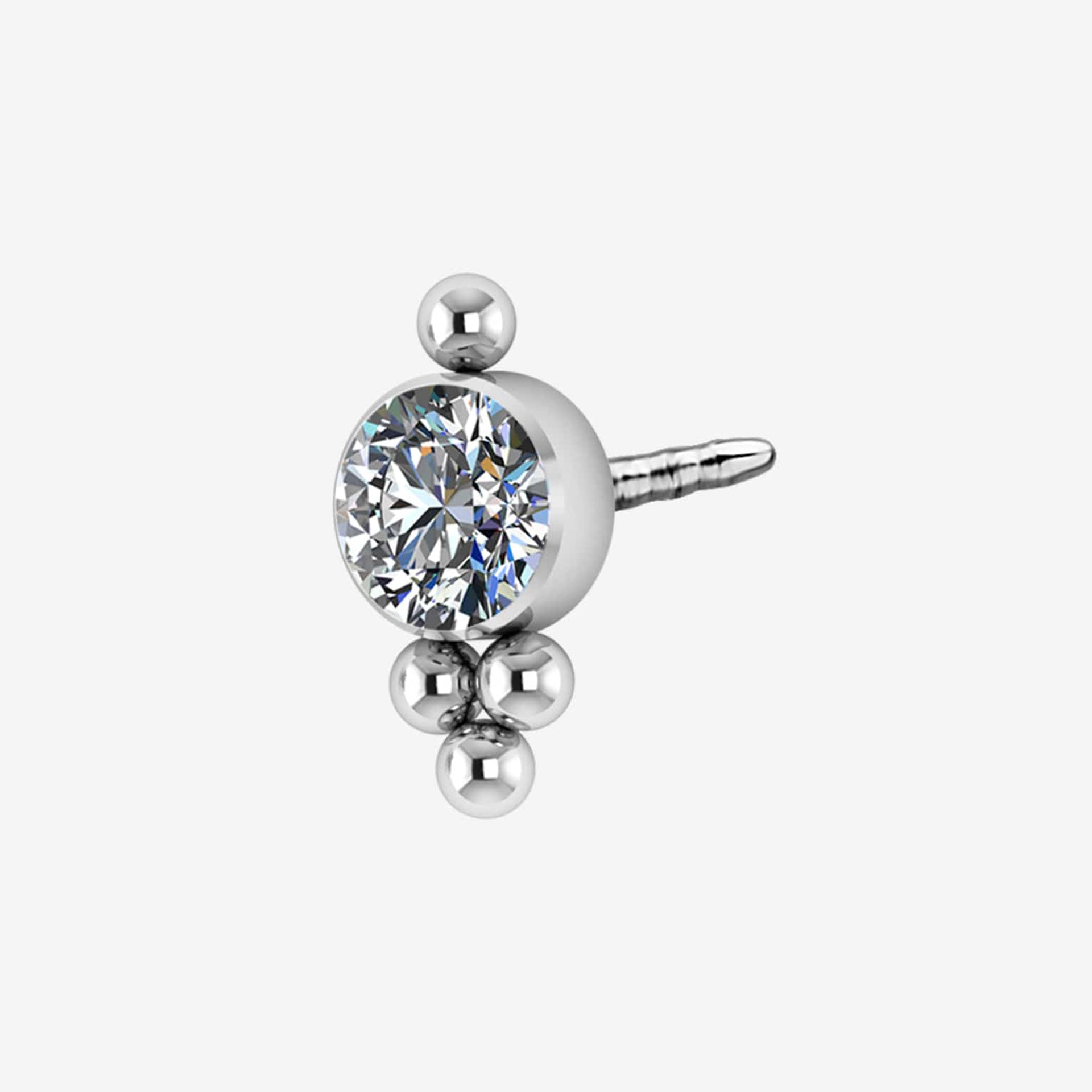 Piranha Jewelled Push-fit Burnish Titan Highline - 2062-JPUS-BURN