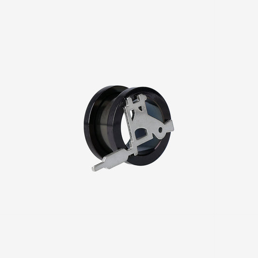 Piranha Tunnel BFTN28 Black Surgical Steel 316L - 2150-TBF-TN28