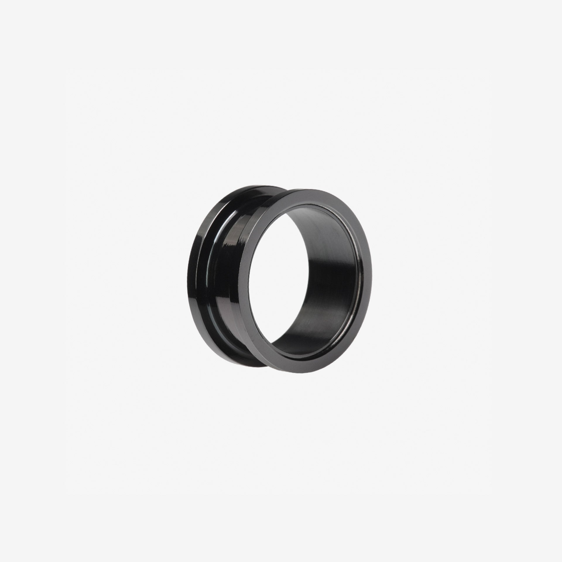 Piranha Tunnel BFTNPB Black Surgical Steel 316L - 2150-TBFT-NPB