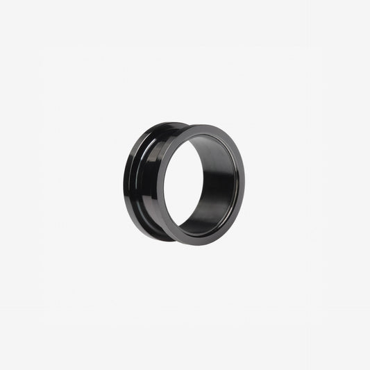 Piranha Tunnel BFTNPB Black Surgical Steel 316L - 2150-TBFT-NPB