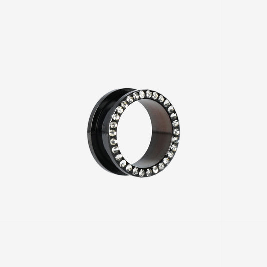 Piranha Tunnel JFTNPB Black Surgical Steel 316L - 2150-TJFN-ANE