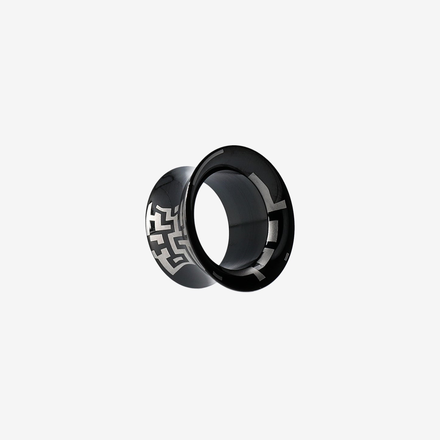 Piranha Tunnel BFTL03 Black Surgical Steel 316L - 2150-TUN-BFTL3