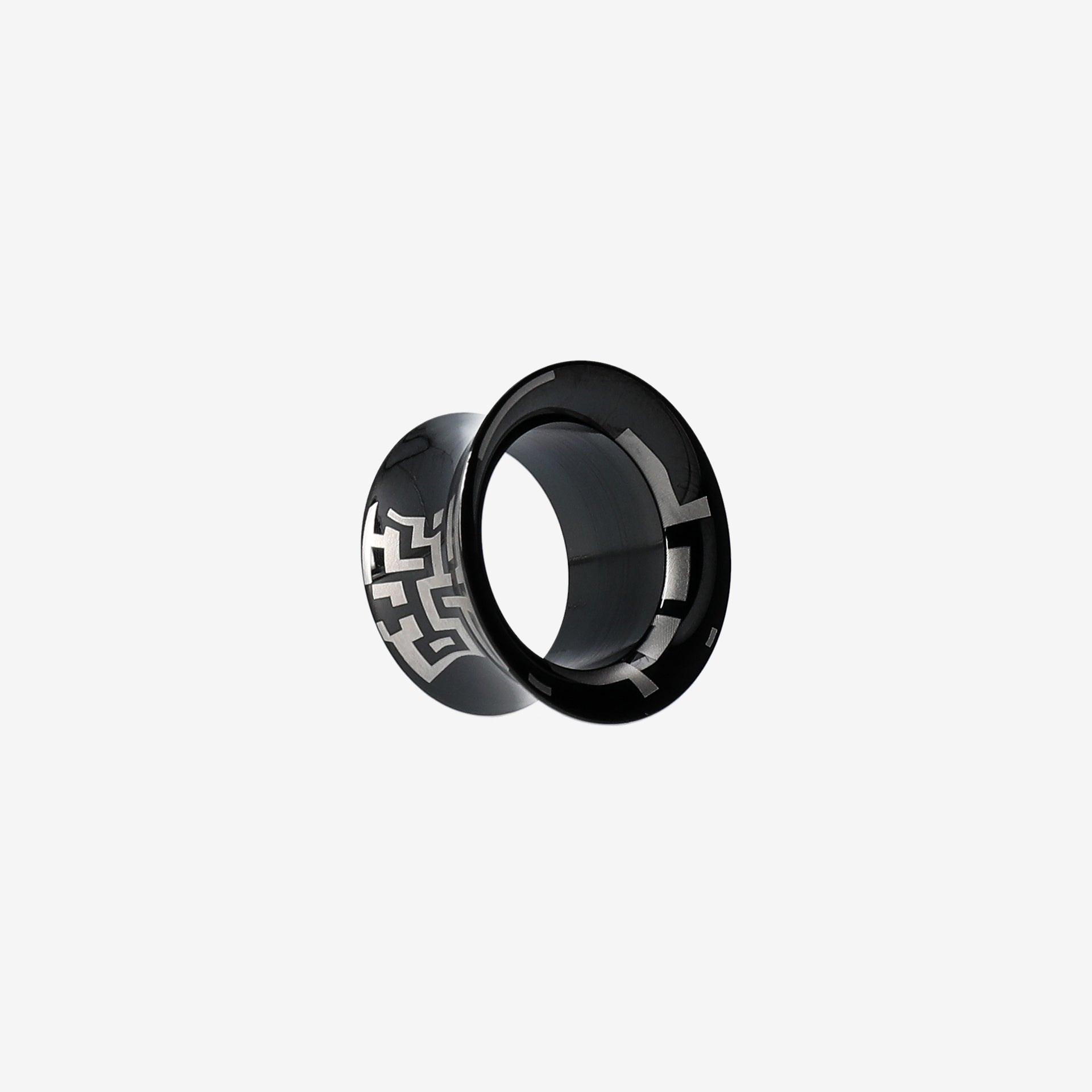 Piranha Tunnel BFTL03 Black Surgical Steel 316L - 2150-TUN-BFTL3