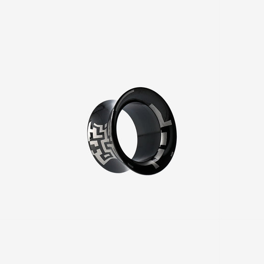 Piranha Tunnel BFTL03 Black Surgical Steel 316L - 2150-TUN-BFTL3