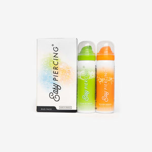 Easypiercing Duo Pack Gel Gentle Cleansing e Antibacterial solution - 3101-002-002