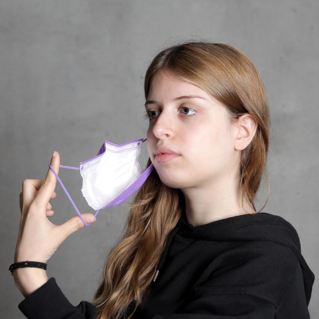 Disposable Mask Protect Plus Type IIR Lavander - 4057-042-003