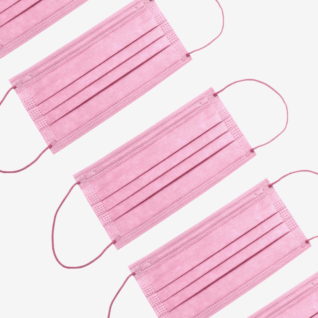 Disposable Mask Protect Plus Type IIR Soft Pink - 4057-042-004