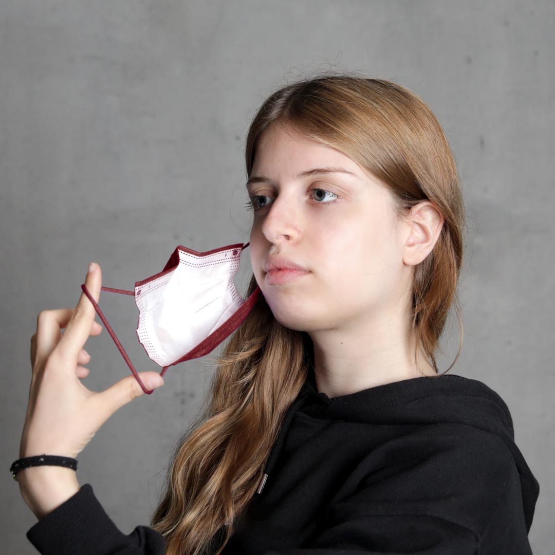 Disposable Mask Protect Plus Type IIR Bordeaux - 4057-042-005