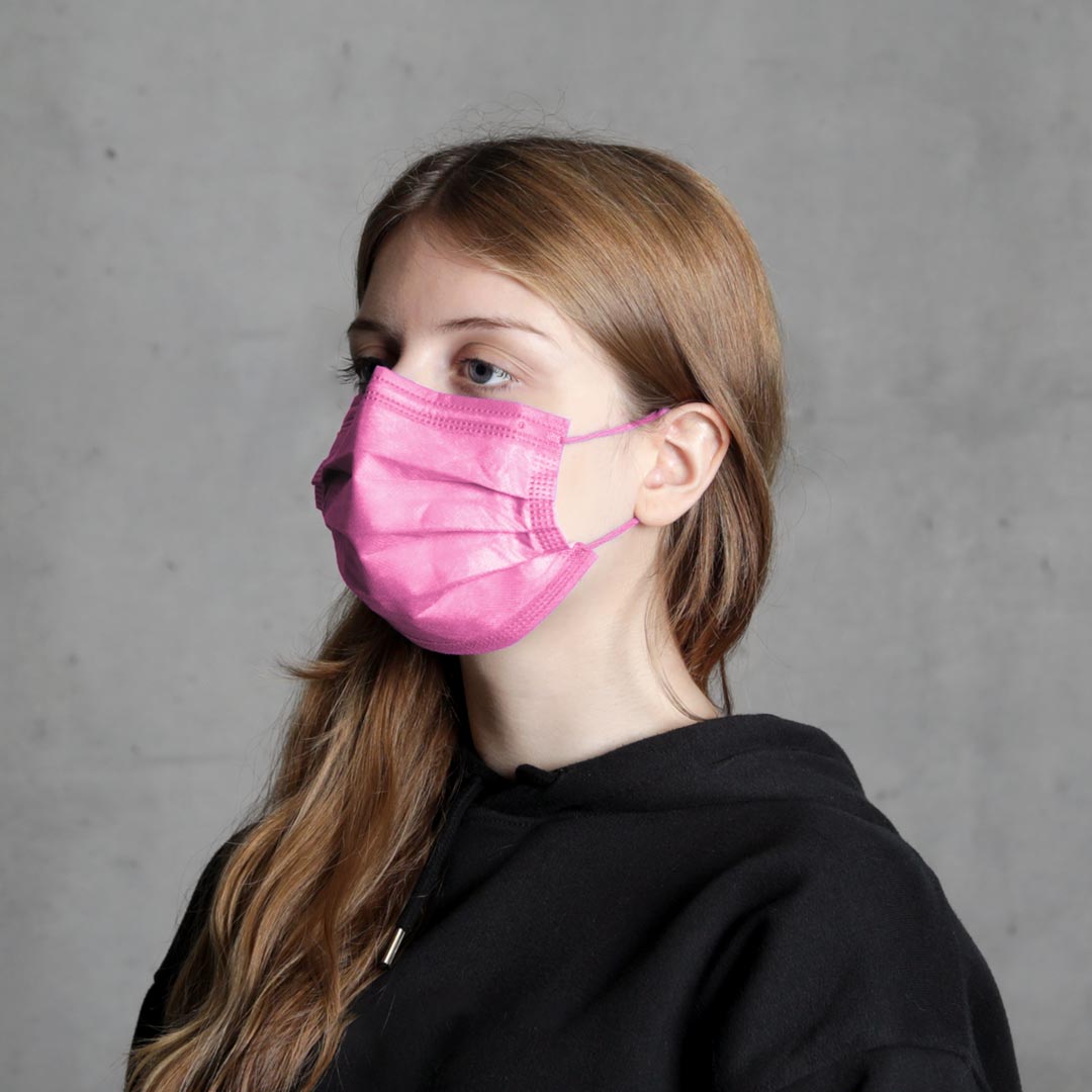 Disposable Mask Protect Plus Type IIR Pink - 4057-042-007