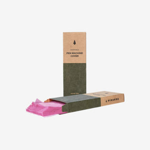 Piranha Degradable PEN Covers Pink 100 Units - 4057-068-002