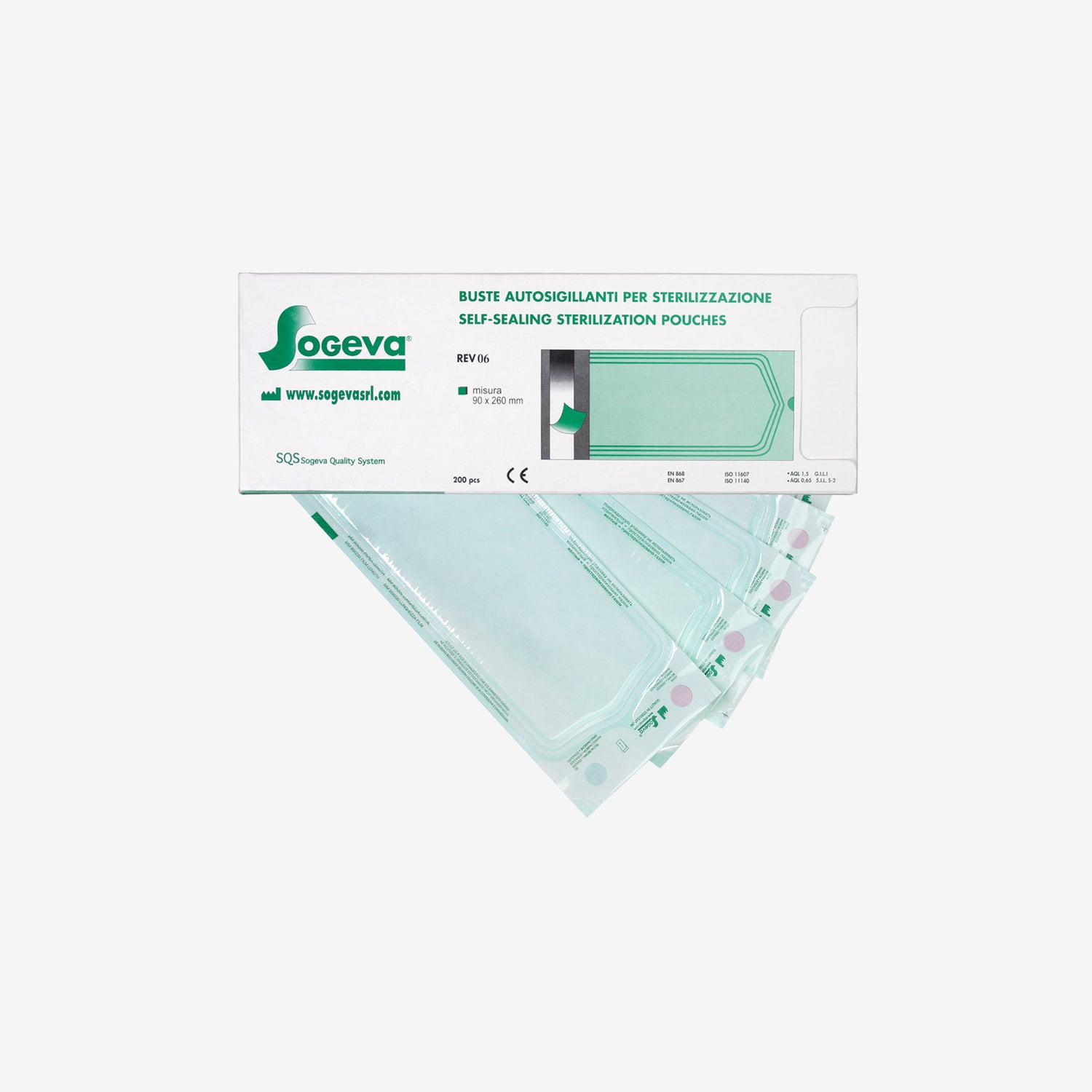 Self-sealing Sterilization Sleeves - 5150-MA-D