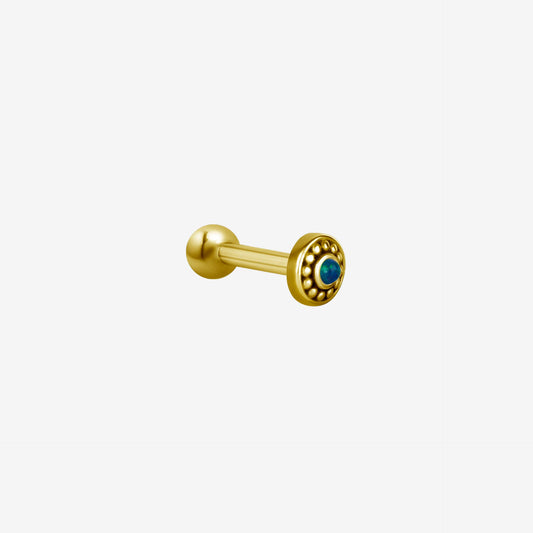 Piranha Earbarbell Tribal Opal Steel Zirconline