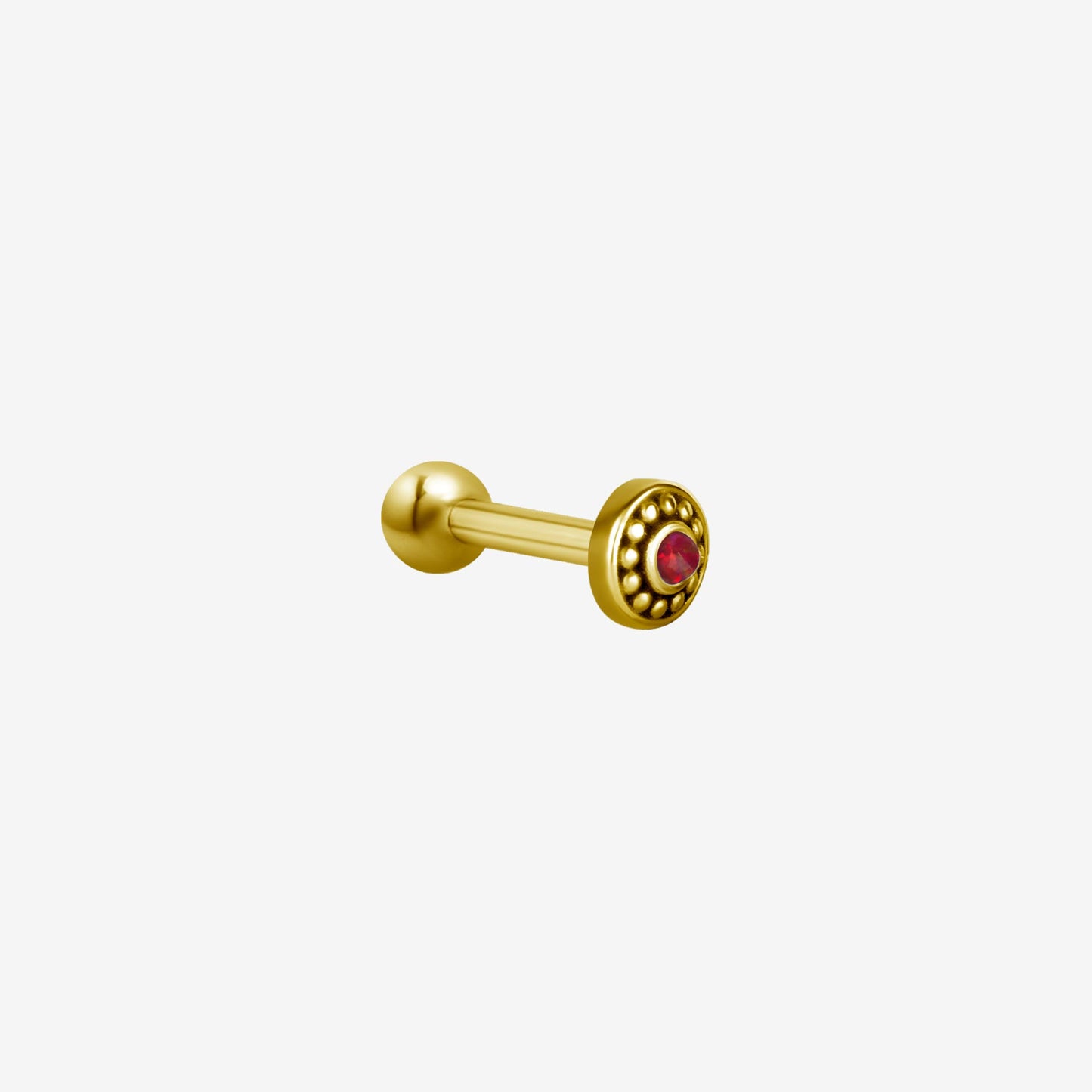 Piranha Earbarbell Tribal Opal Steel Zirconline