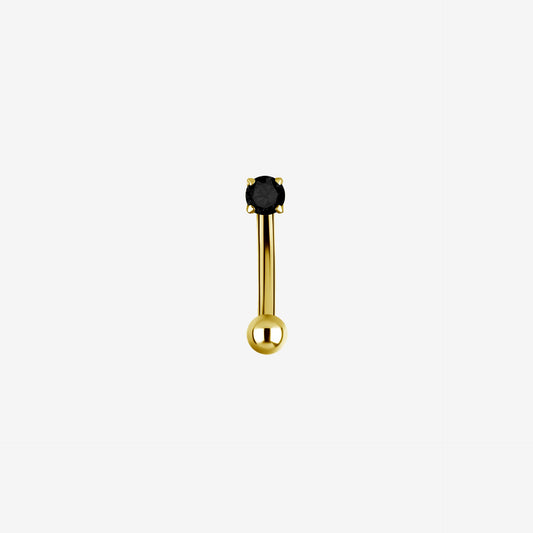 Piranha Eyebrow Crystal (3 mm) Titan Zirconline
