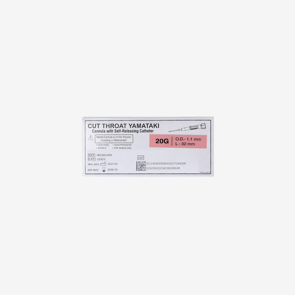 Catheter Yamataki 20 GA 1.1mm