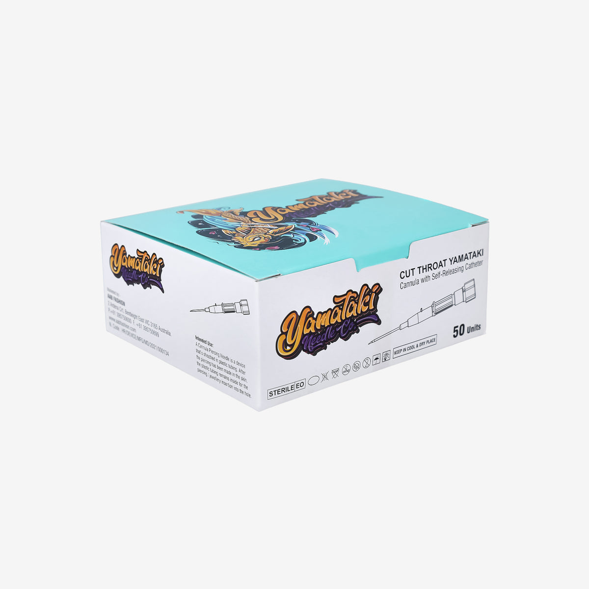Yamataki piercing catheter needles, available in 14, 16, 18 and 20 GA