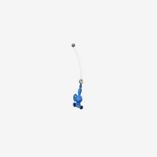 Piercing Piranha Maternity Belly Button Banana Bar PTPN 05 Blue