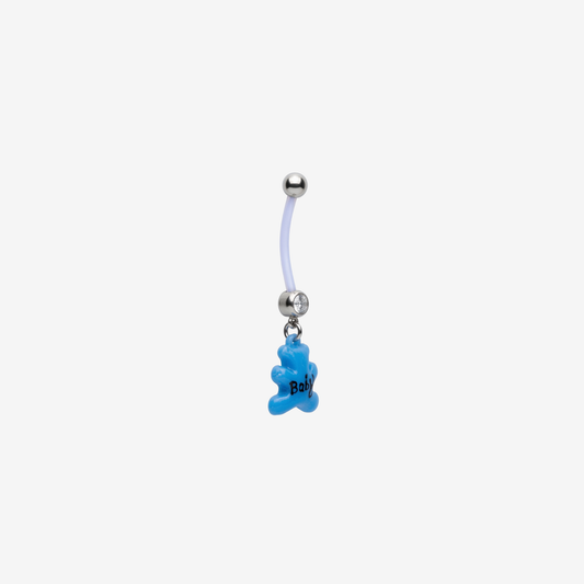 Piercing Piranha Maternity Belly Button Banana Bar PTPN 06 Blue