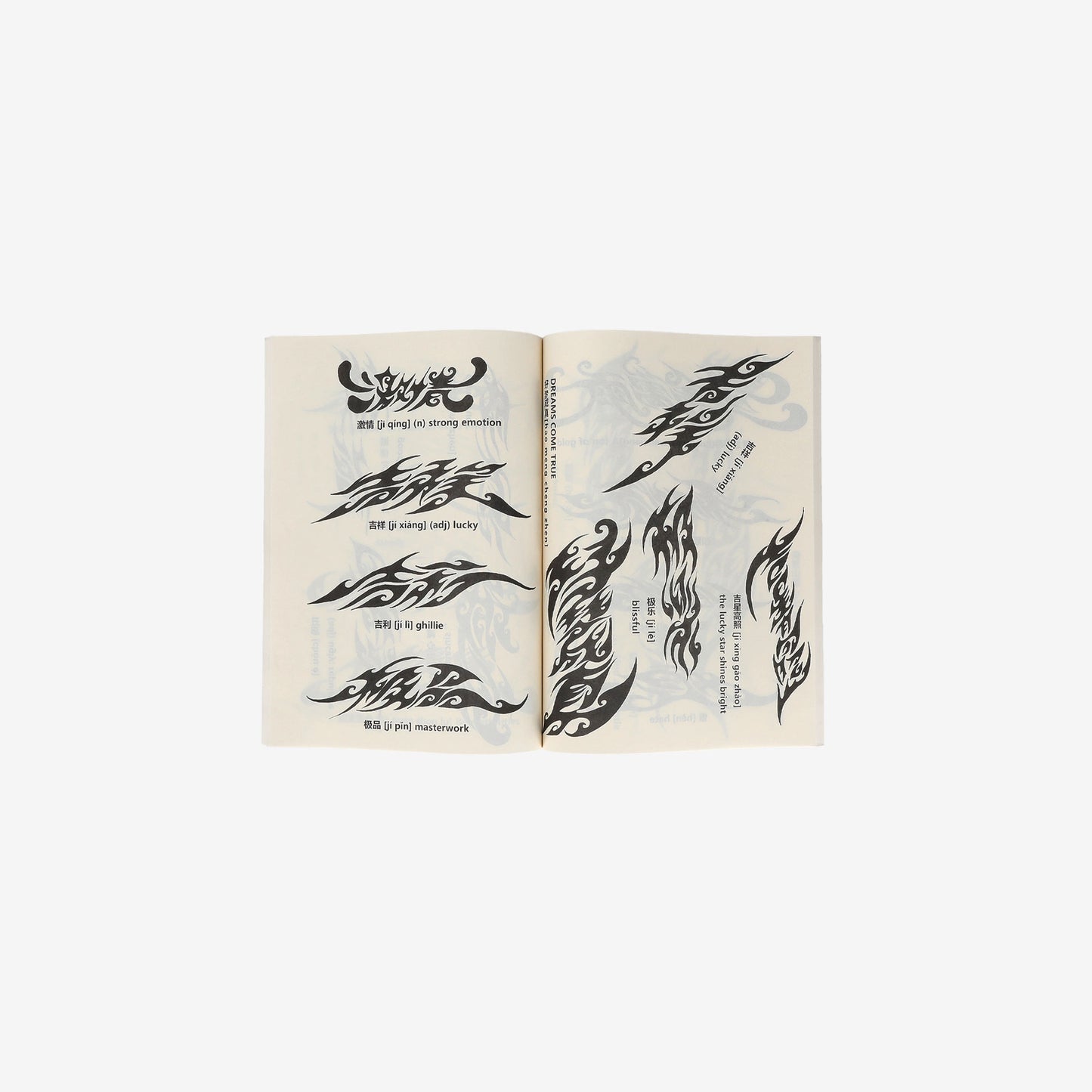 Chinese Language Tattoo Flash