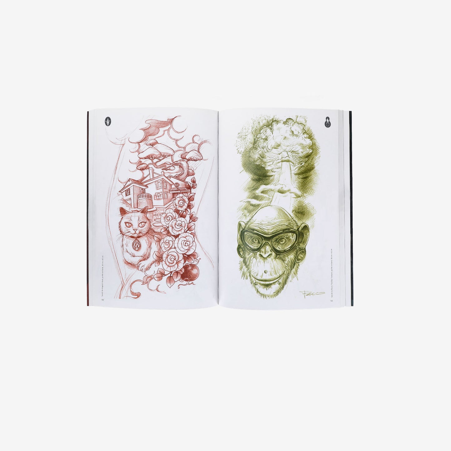 Sketchbook Tattoo Drawings 4 by Jee Sayalero