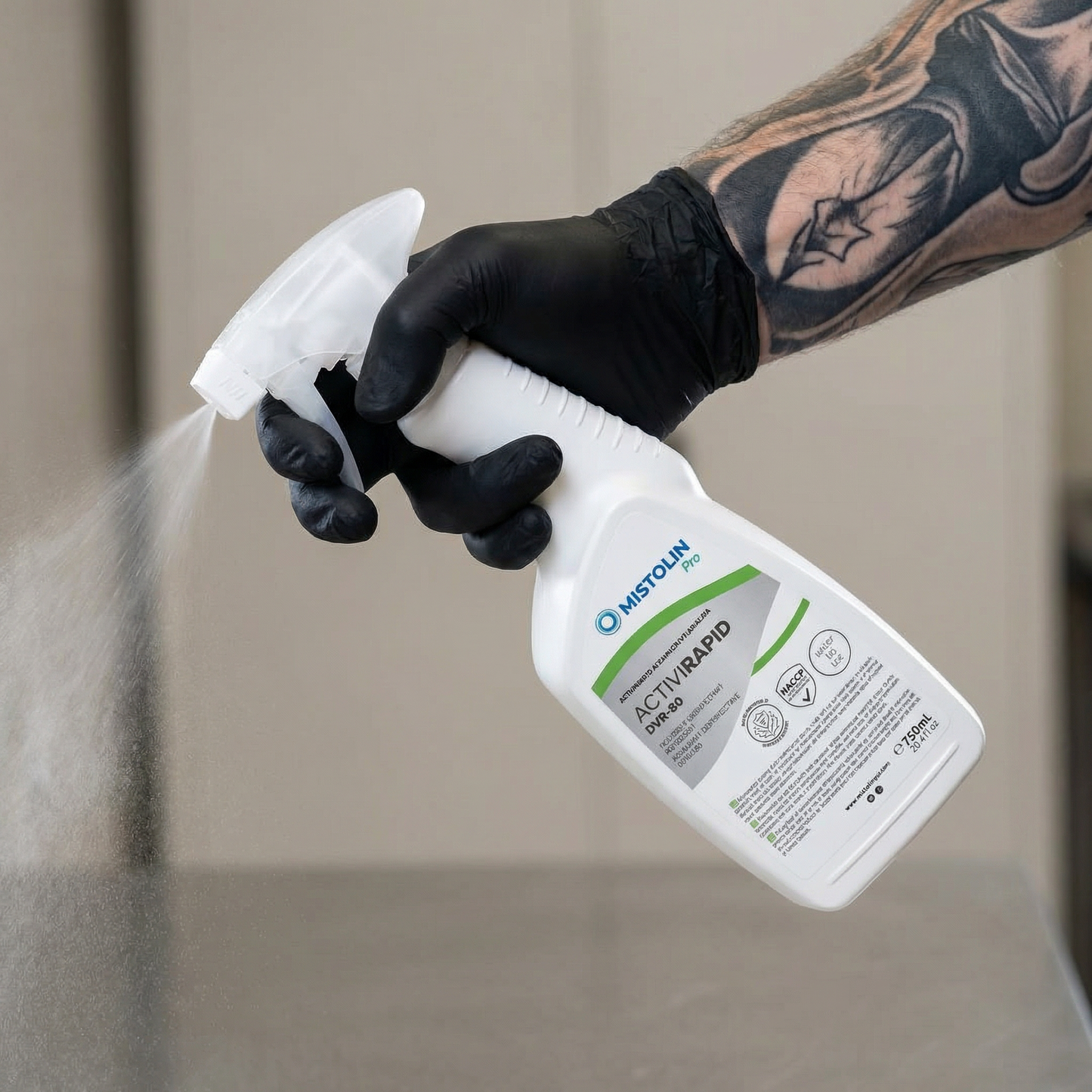 Mistolin ACTIVIRAPID DVR-80 Detergente Desinfetante Virucida 750 ml