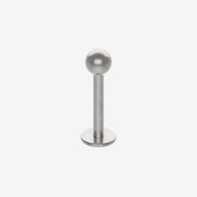 Piercing Jewelry Labret Piranha Polished Titanium