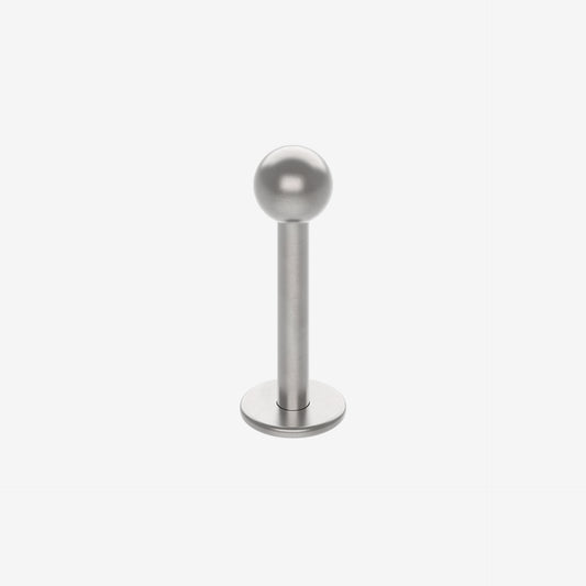 Piercing Jewelry Labret Piranha Polished Titanium