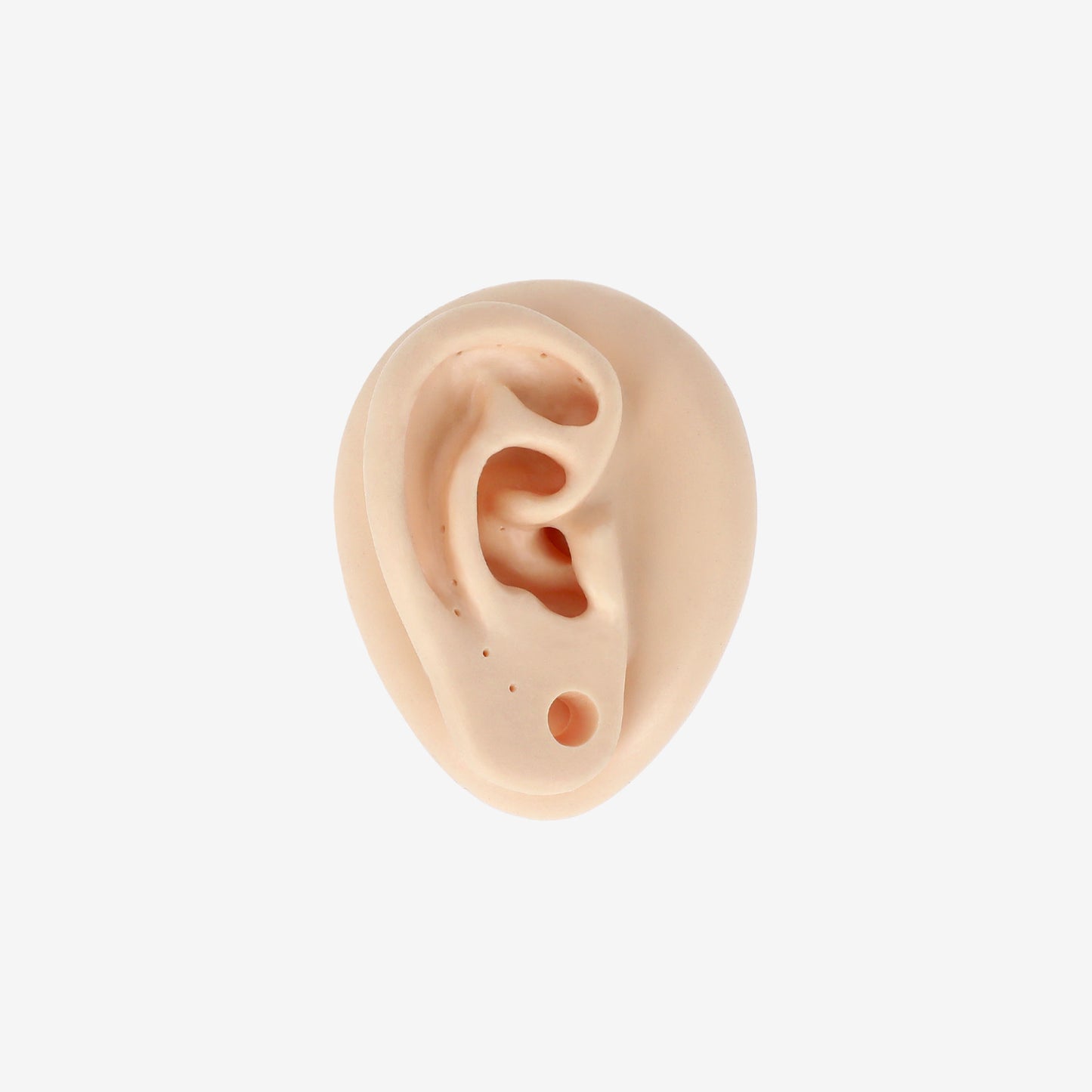 Piranha Mold Silicone Ear with Hole