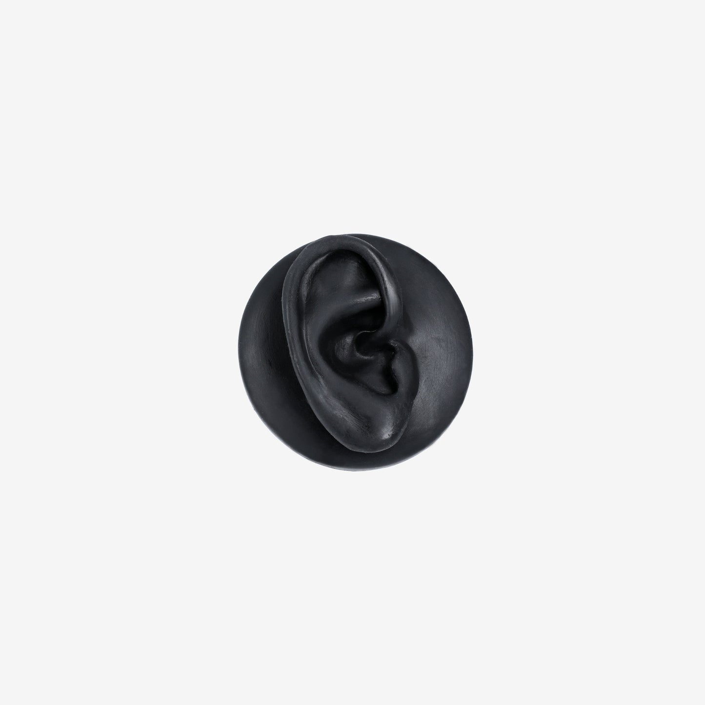 Piranha Molde Silicone Orelha Direita Preto