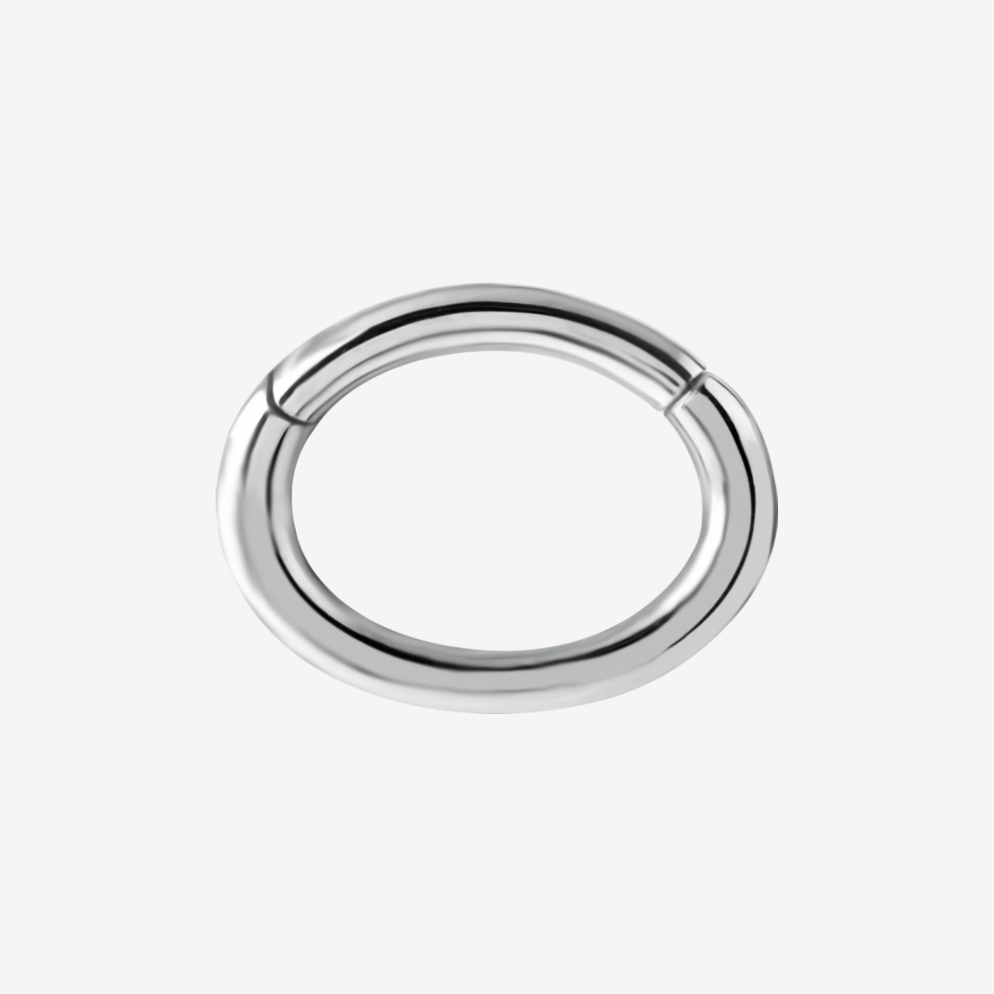 Piranha Argola Hinged Rook Oval Round Steel Basicline