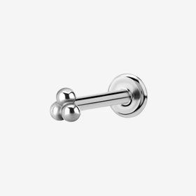 Piranha Labret 3 Micro Balls Steel Basicline